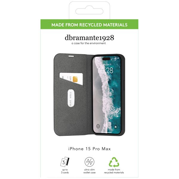dbramante1928 Coque portefeuille Oslo Apple iPhone 15 Pro Max - Noir