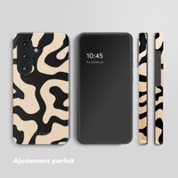 Selencia Coque arrière Vivid avec MagSafe Samsung Galaxy S26 - Art Wave Black