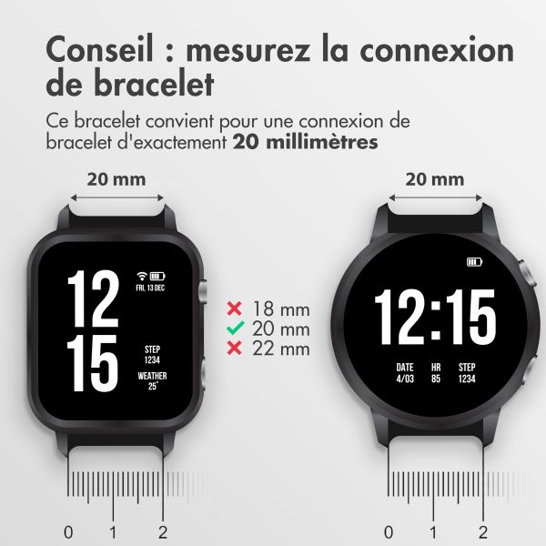 imoshion Pr2186  - Connexion universelle 20 mm - Bleu foncé