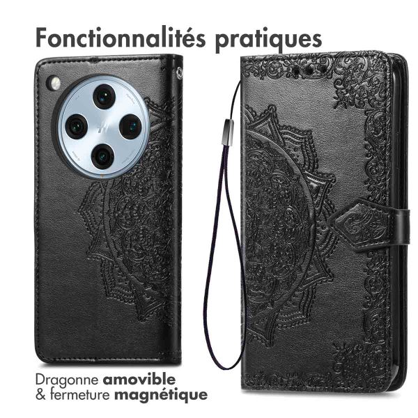imoshion Etui de télephone Mandala Oppo Find X8 Pro - Noir