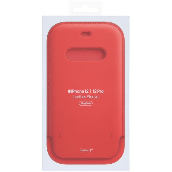 Apple Sacoche en cuir MagSafe Apple iPhone 12 (Pro) - Scarlet Red