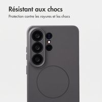 Accezz Coque Grip avec MagSafe Samsung Galaxy S26 Ultra - Gris