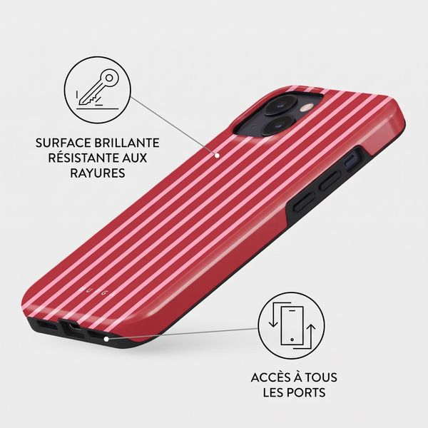 Burga Coque Tough MagSafe Apple iPhone 13 - Strawberry Jam