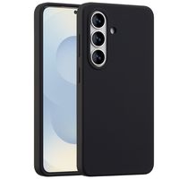 Accezz Coque Liquid Silicone Samsung Galaxy S26 - Noir