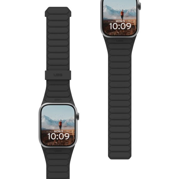 UAG Bracelet Pathfinder réversible en silicone Apple Watch | 44/45/46/49 mm - Black Titanium