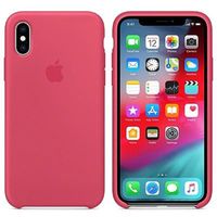 Apple Coque en silicone Apple iPhone X / Xs - Hibiscus