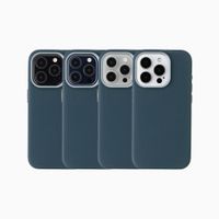 Accezz Coque arrière Mesh avec MagSafe Apple iPhone 15 Pro - Bleu foncé