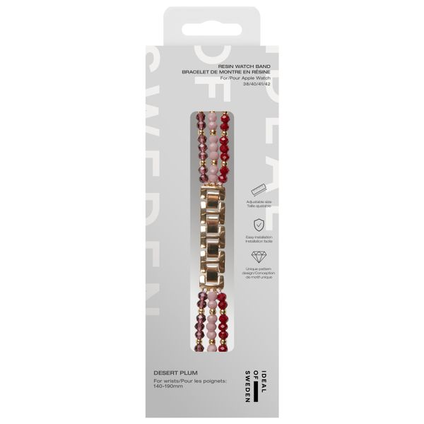 iDeal of Sweden Beaded Watch Band Apple Watch | 38/40/41/42 mm - Boho Desert Plum