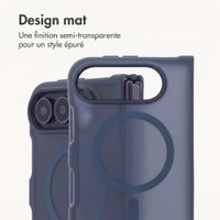 imoshion Coque Color Guard avec MagSafe Apple iPhone Duo - Bleu foncé