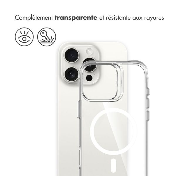 imoshion Coque Rugged Air MagSafe Apple iPhone 16 Pro Max - Transparent