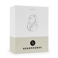 Selencia Casque sans fil Urban Play - Réduction active du bruit - Avec étui de rangement - Midnight Black