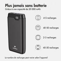 imoshion Batterie externe - 27.000 mAh - Quick Charge et Power Delivery - 30W - Noir