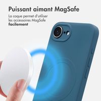 imoshion Coque Couleur avec MagSafe Apple iPhone 17e / 16e - Bleu foncé