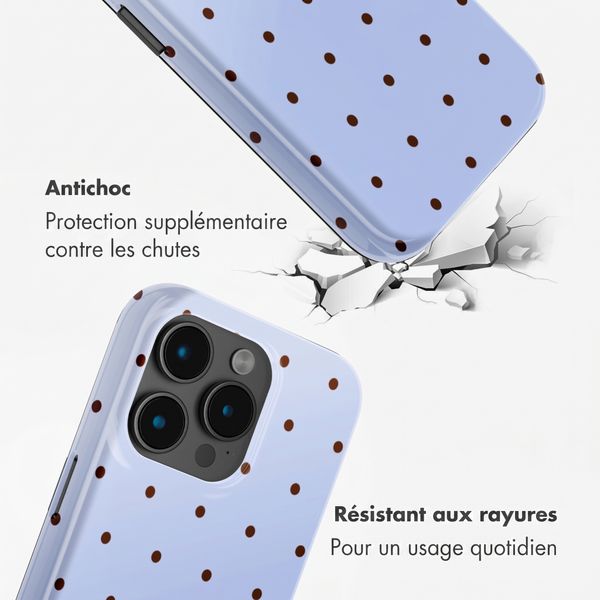 Selencia Coque arrière Vivid Apple iPhone 15 Pro - Happy Dots Digital Sky