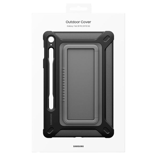 Samsung Housse Outdoor originale Samsung Galaxy Tab S9 11.0 pouces / Tab S10 FE / S9 FE 10.9 pouces - Noir
