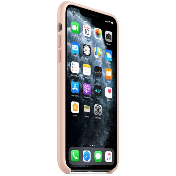 Apple Coque en silicone Apple iPhone 11 Pro Max - Pink Sand