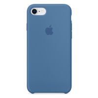 Apple Coque en silicone Apple iPhone SE (2022 / 2020) / 8 / 7 - Denim Blue