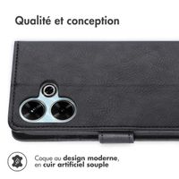 imoshion Étui de télephone portefeuille de luxe Xiaomi Redmi 13 4G - Noir