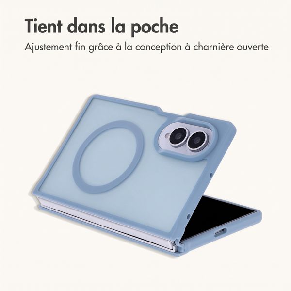 imoshion Coque Color Guard avec MagSafe Samsung Galaxy Z Fold 8 - Bleu clair