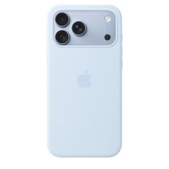 Apple Coque en silicone avec MagSafe Apple iPhone 18 Pro Max - Crisp Blue