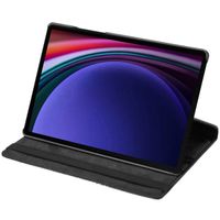 Concevez votre propre coque rotative à 360° Samsung Galaxy Tab S10 FE / S9 FE - Noir