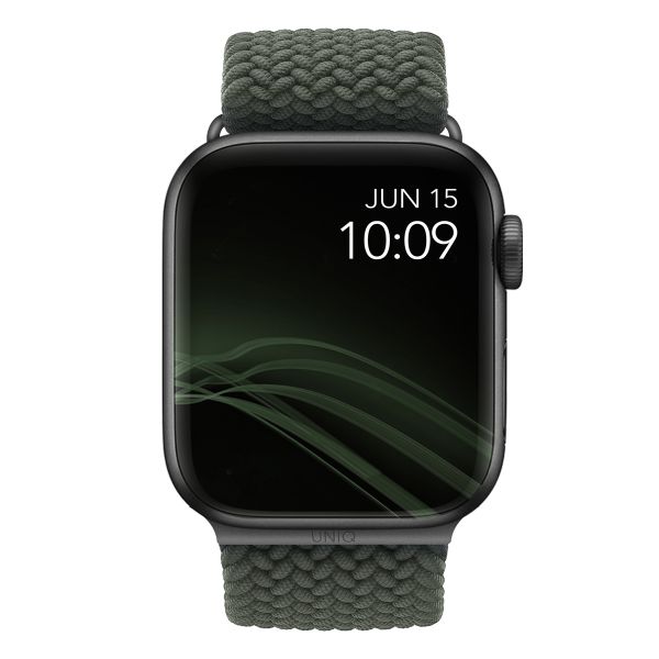 Uniq Bracelet tressé Aspen Apple Watch | 44/45/46/49 mm - Cypress Green