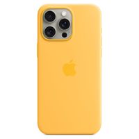 Apple Coque en silicone MagSafe Apple iPhone 15 Pro Max - Sunshine