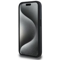 Guess Coque 4G Metal Logo MagSafe Apple iPhone 15 Pro - Noir