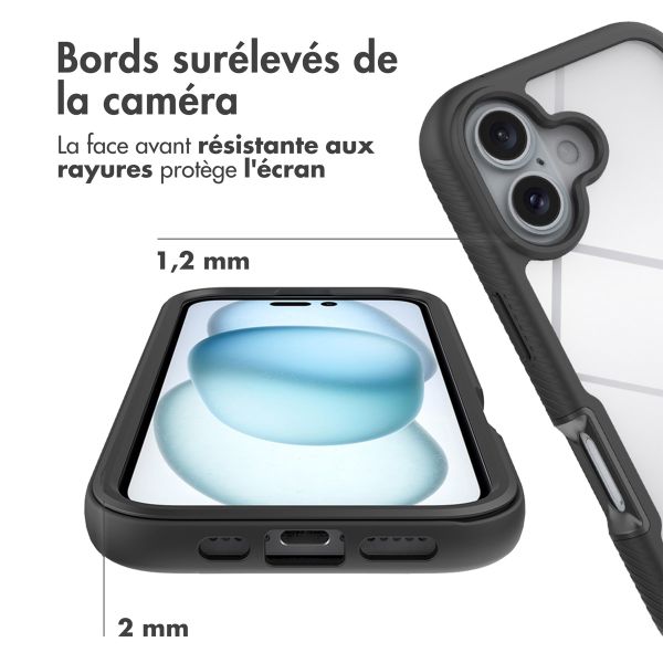imoshion Coque 360° Full Protective Apple iPhone 16 - Noir
