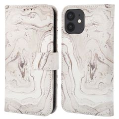 imoshion Étui de télephone portefeuille Design Apple iPhone 12 (Pro) - Sandy Marble
