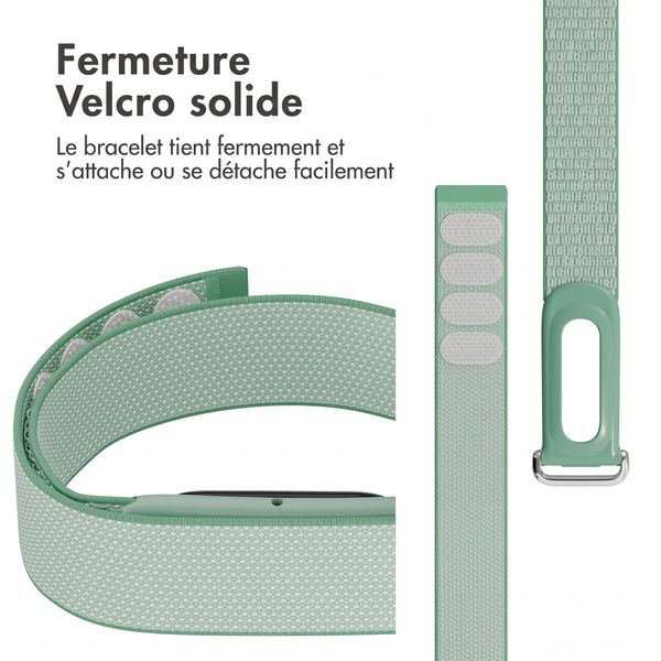 imoshion Bracelet en nylon Fitbit Air - Mint Green
