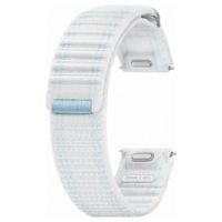 Samsung Bracelet en tissu original Samsung Galaxy Watch 4 / 5 / 6 / 7 / FE (20 mm) - Taille M/L - White Sand