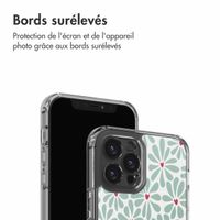 imoshion Coque Design Apple iPhone 12 (Pro) - Bloom Love Sage Green