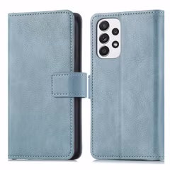imoshion Étui de télephone portefeuille de luxe Samsung Galaxy A53 - Bleu clair