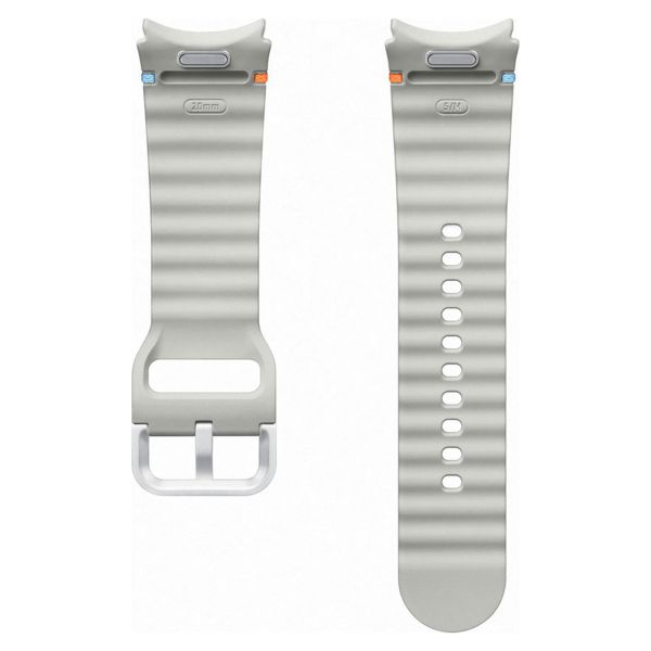 Samsung Bracelet Sport original Samsung Galaxy Watch 4 / 5 / 6 / 7 / FE (20 mm) - Taille S/M - Argent