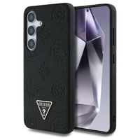 Guess Coque 4G Logo Triangle Strass Samsung Galaxy S25 - Noir