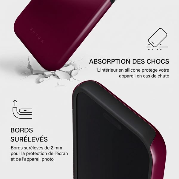 Burga Coque Tough MagSafe Apple iPhone 17 Pro Max - Dark Cherry