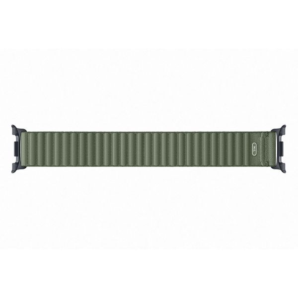 Samsung Bracelet en tissu original Samsung Galaxy Watch 9 (40/44mm) / Watch 8 (40/44mm) / Classic (46mm) - Taille M/L - Olive