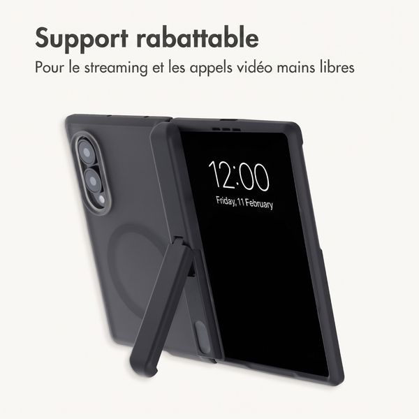 imoshion Color Guard avec MagSafe et support Samsung Galaxy Z Fold 8 - Noir