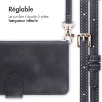 imoshion Etui de télephone portefeuille avec cordon Samsung Galaxy S26 FE - Noir