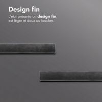 imoshion Étui de téléphone portefeuille Slim Oppo A6 (5G) - Noir