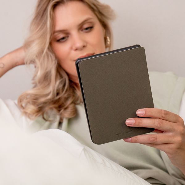 imoshion Étui de liseuse portefeuille Slim Hard Kobo Elipsa 2E - Noir