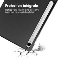 imoshion Coque tablette Trifold Samsung Galaxy Tab S9 11.0 pouces / S10 Lite / S10 FE / S9 FE 10.9 pouces - Noir