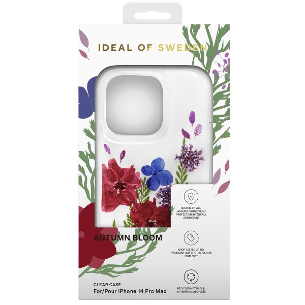 iDeal of Sweden Coque Clear MagSafe Apple iPhone 14 Pro Max - Autumn Bloom
