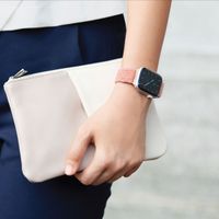 Uniq Bracelet tressé Aspen Apple Watch | 38/40/41/42 mm - Grapefruit Pink