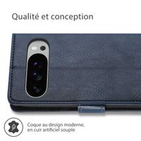 imoshion Étui de télephone portefeuille de luxe Google Pixel 10 / 10 Pro - Bleu foncé