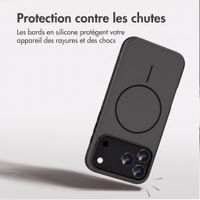 imoshion Coque arrière Color avec Thin MagSafe Ring Apple iPhone 18 Pro / 17 Pro - Noir