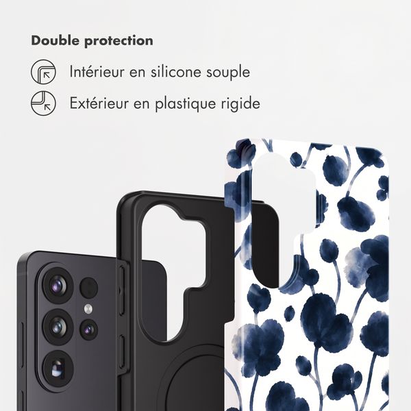 Selencia Coque arrière Vivid Samsung Galaxy S26 Ultra - Midnight Blossom