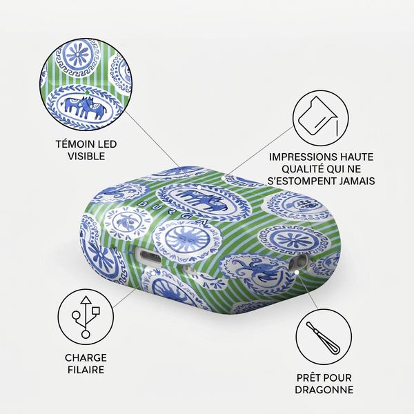 Burga Coque rigide Apple AirPods Pro 2 - Taverna