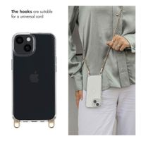 Selencia Coque arrière avec crochets amovibles Apple iPhone 14 - Transparent